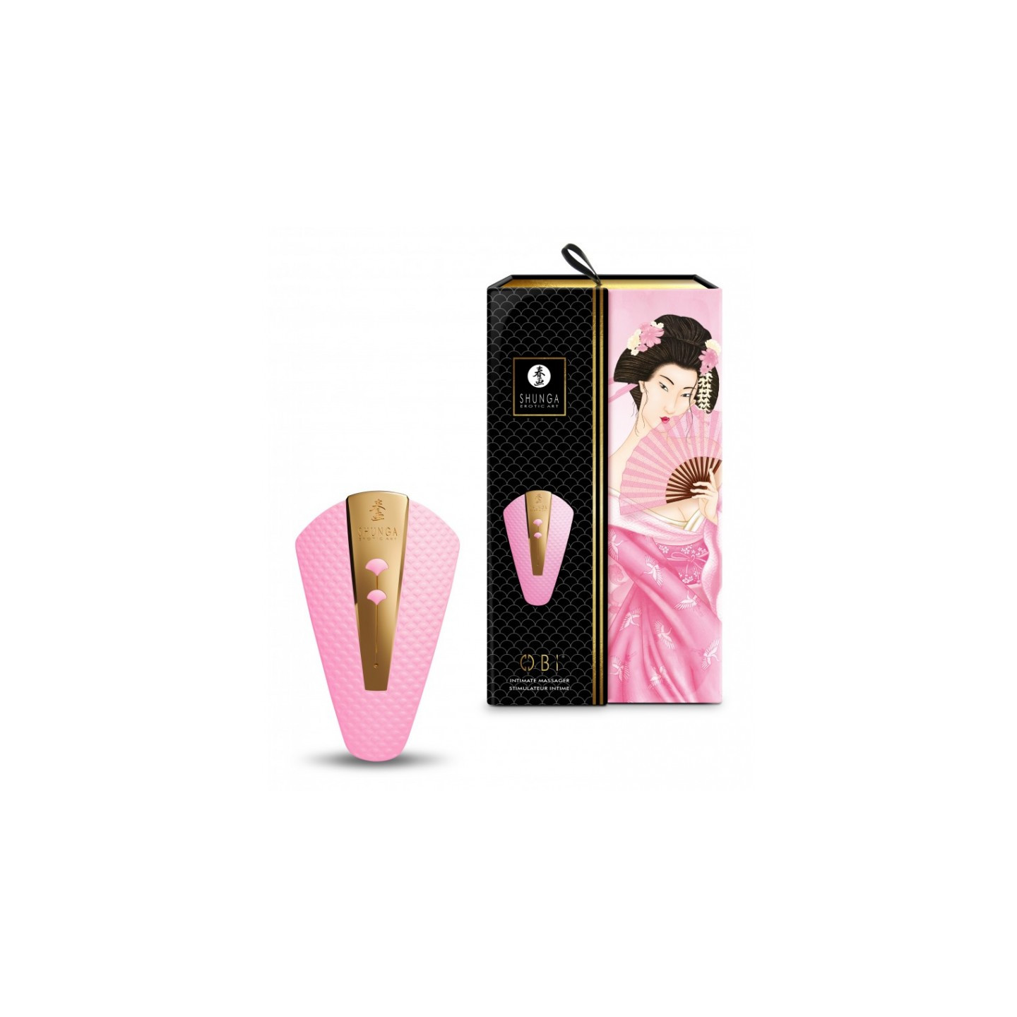 sextoys  marque shunga  obi stimulateur intime  rose