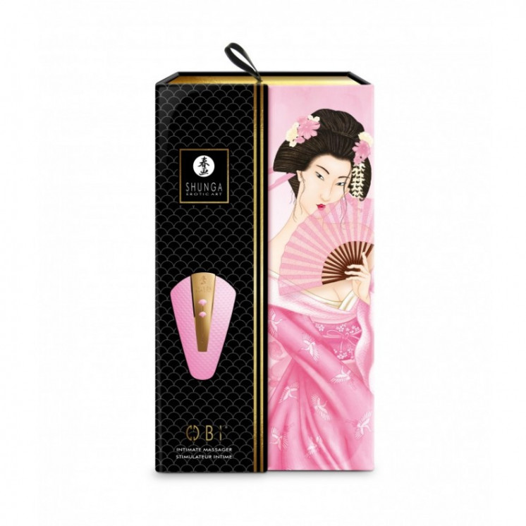 sextoys  marque shunga  obi stimulateur intime  rose