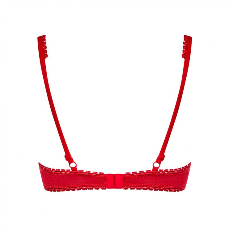 obsessive soutiengorge lovica rouge avec dentelle