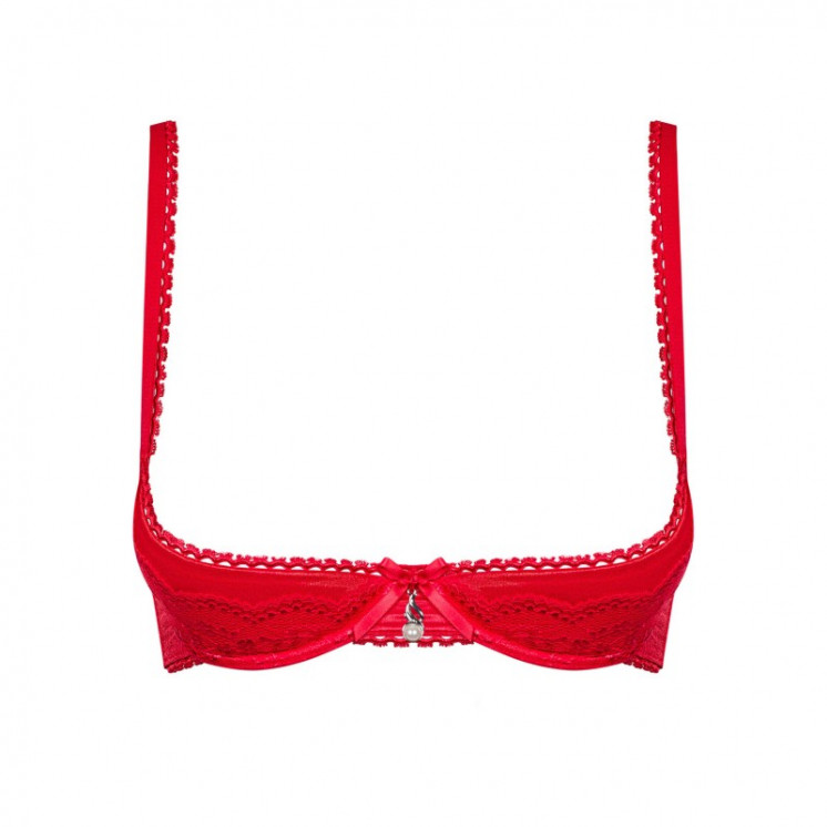 obsessive soutiengorge lovica rouge avec dentelle