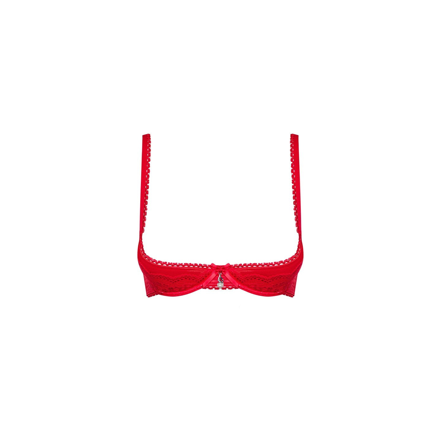 obsessive soutiengorge lovica rouge avec dentelle