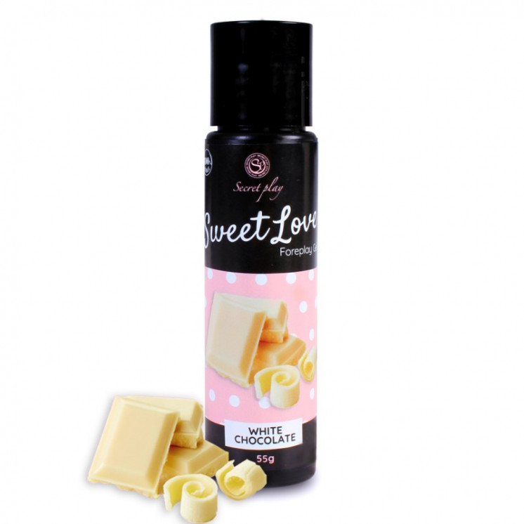 secret play : gel comestible chocolat blanc