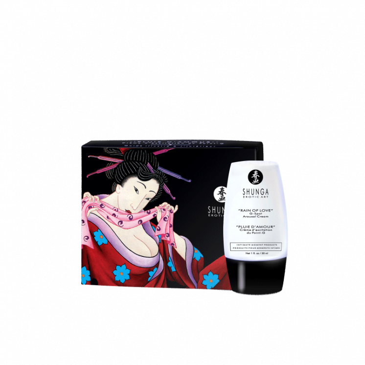 cosmetique   marque shunga  crème point g  pluie d'amour