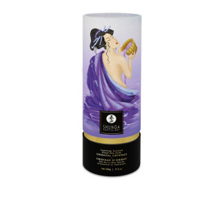 shunga  sel de bain moussant  cristaux d'orient  fruits exotiques