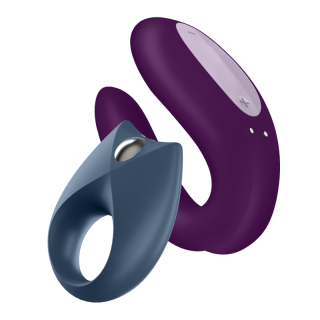 partner box 2  vibromasseur et cockring pour couples  satisfyer