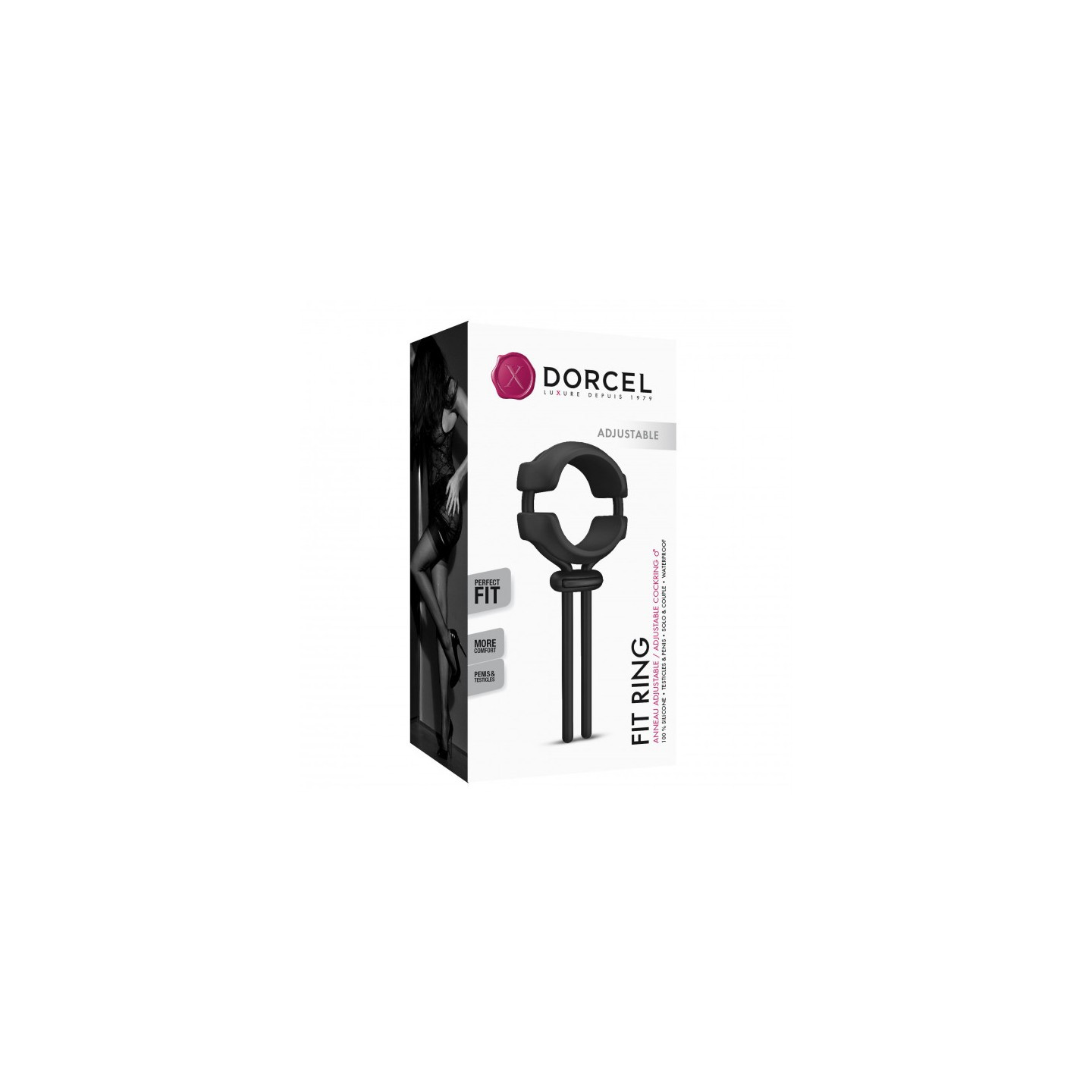 dorcel : cockring fit ring dorcel  noir