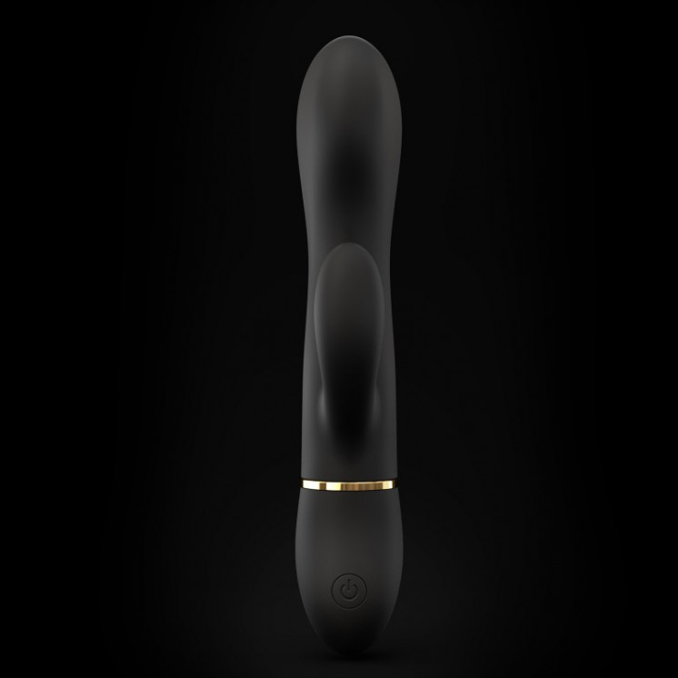 sextoys  dorcel  sextoys  vibromasseur dorcel glam rabbit noir et or