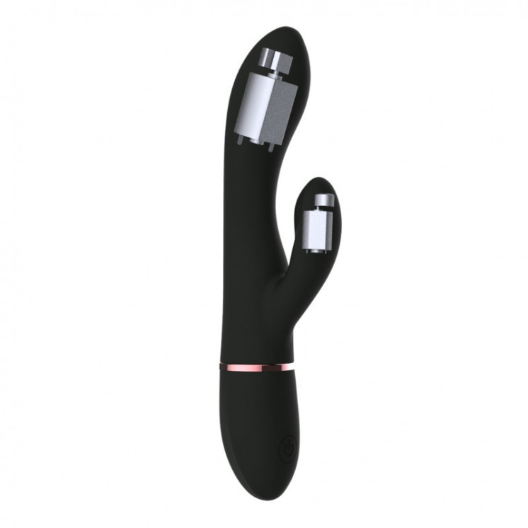 sextoys  dorcel  sextoys  vibromasseur dorcel glam rabbit noir et or