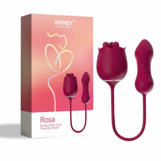 rosa  vibromasseur rotatif & va et vient