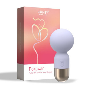 pokewan  mini vibromasseur de poche  violet honey play box