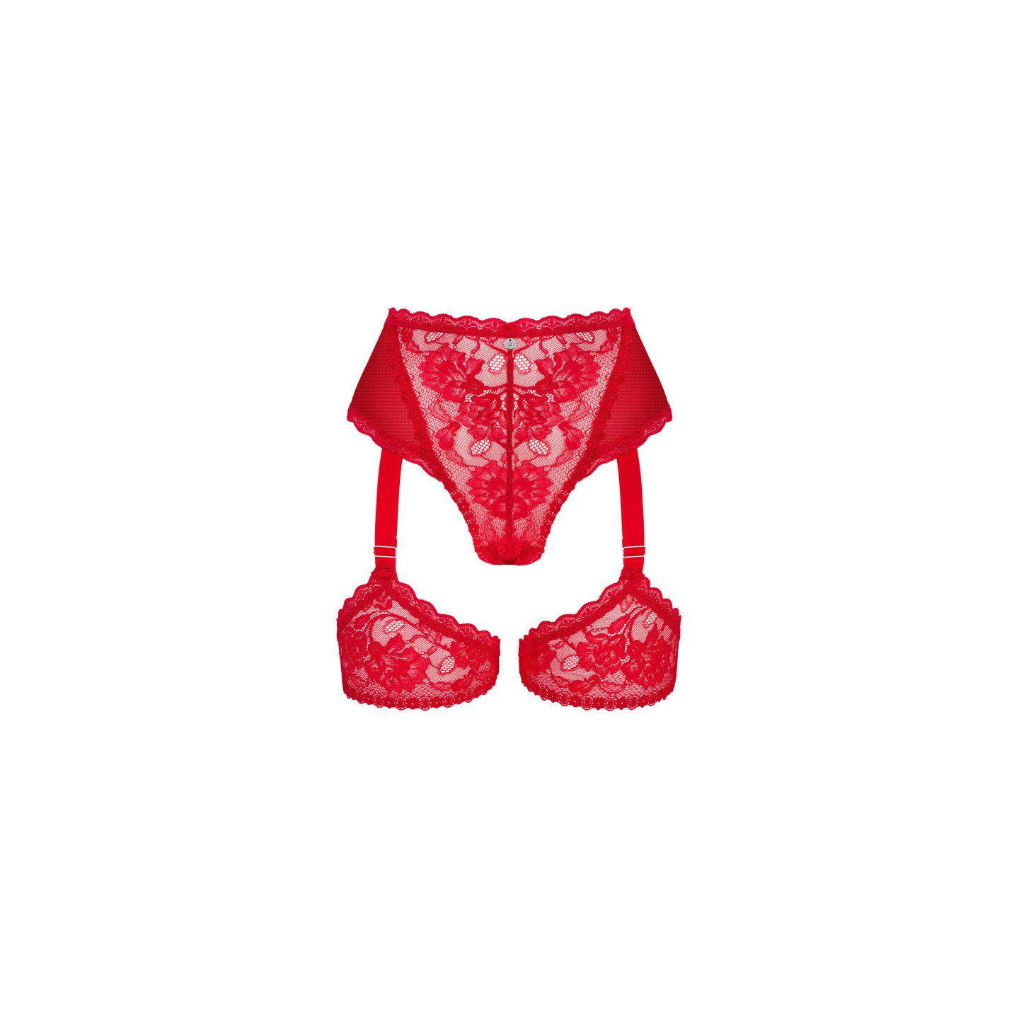  lingerie belovya culotte jarretière rouge