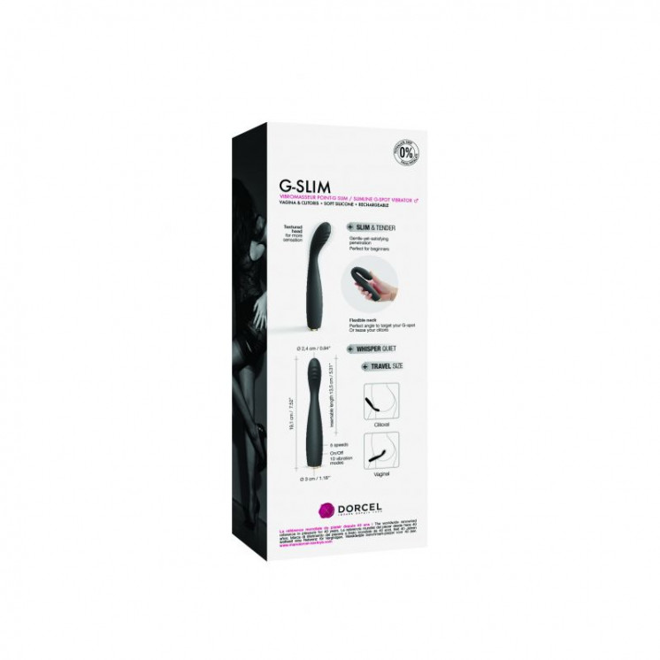  sextoys  vibromasseur gslim  noir 