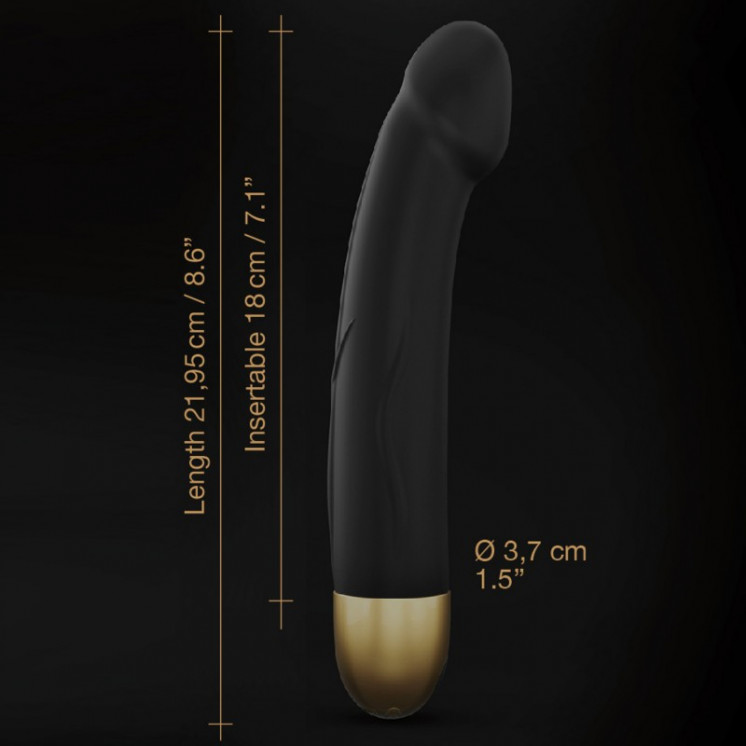  sextoys  vibromasseur dorcel real vibration m 22 cm 2.0 noir