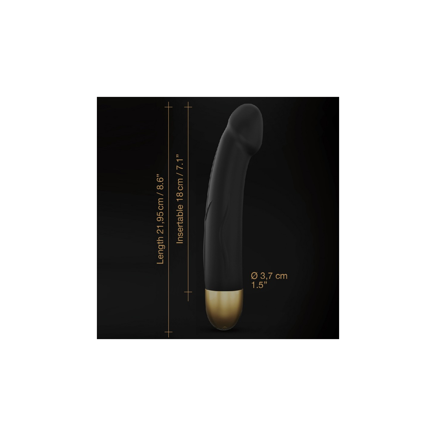  sextoys  vibromasseur dorcel real vibration m 22 cm 2.0 noir