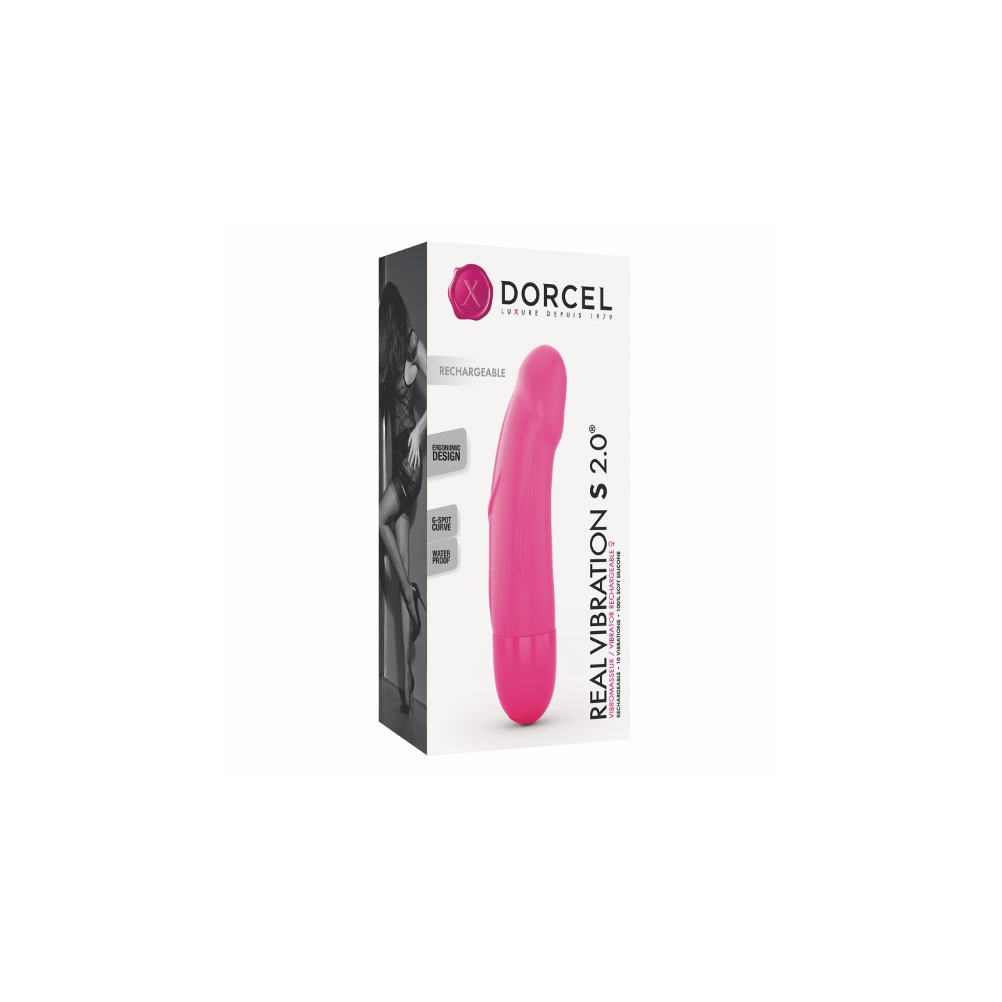  sextoys  marque dorcel  vibromasseur real vibration s 16cm 2.0