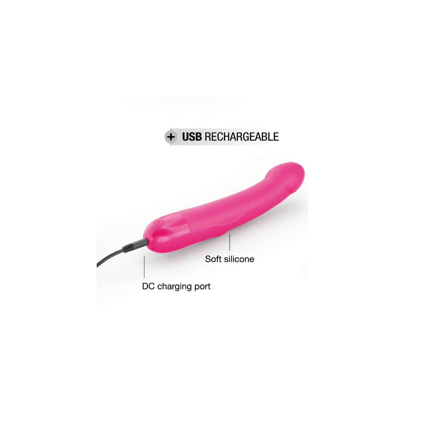  sextoys  vibromasseur dorcel real vibration m 22 cm 2.0 rose