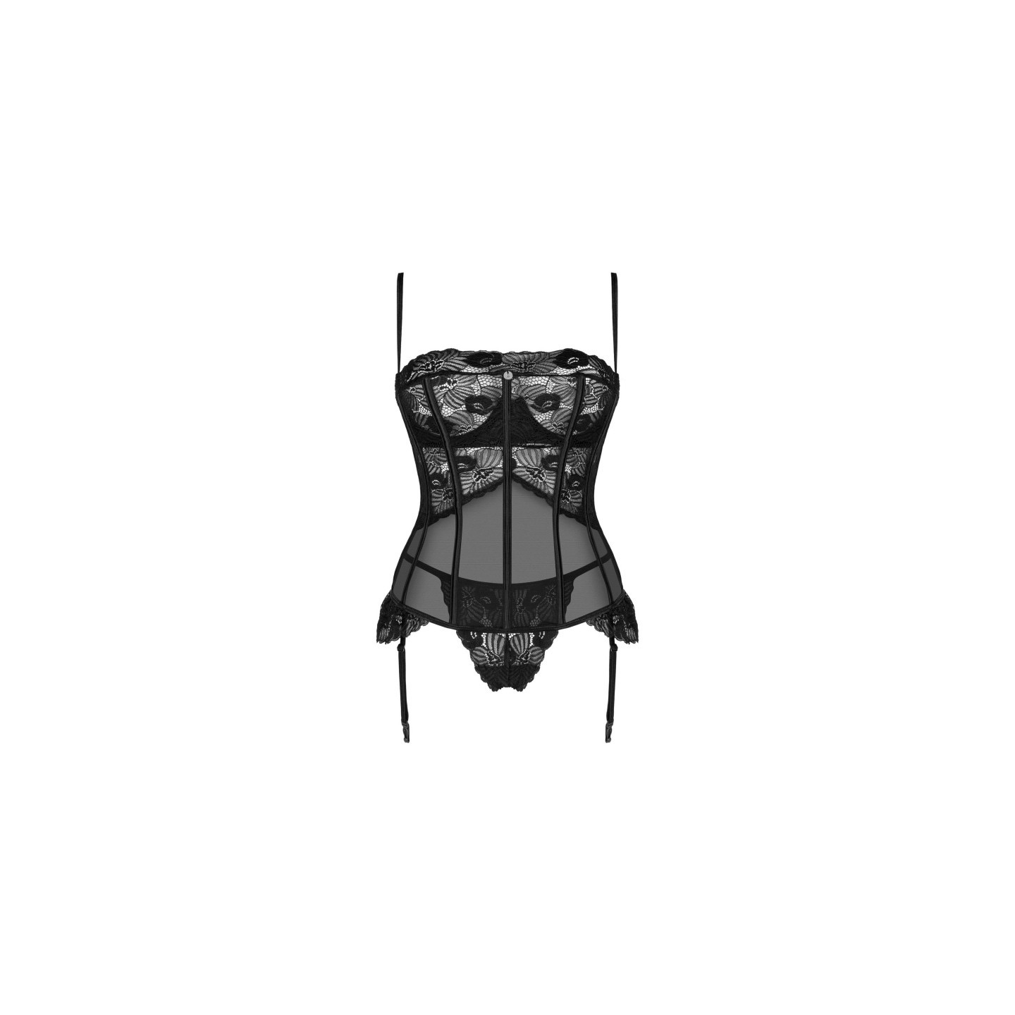 lingerie serena love corset  noir