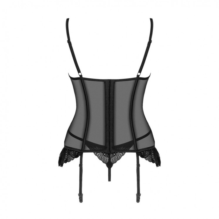 lingerie serena love corset  noir