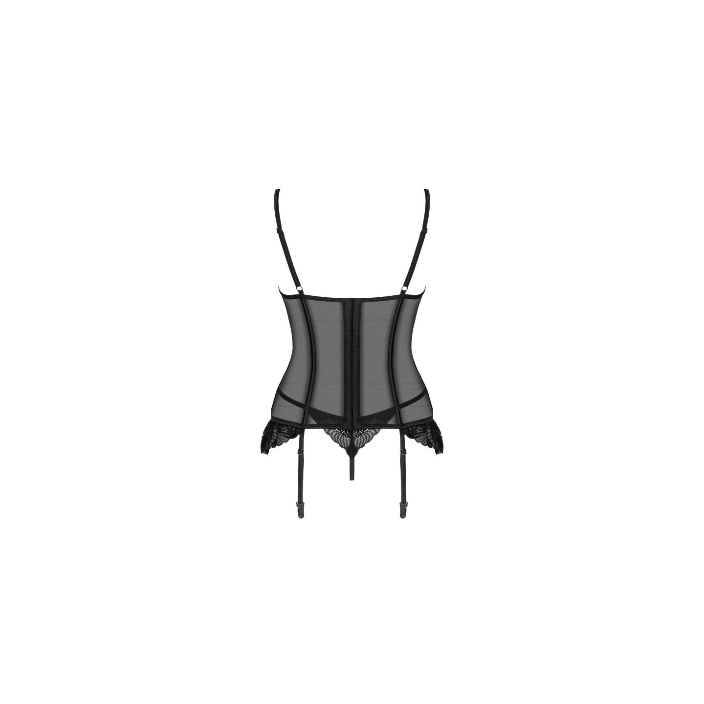 lingerie serena love corset  noir