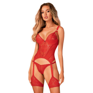 lingerie belovya corset rouge