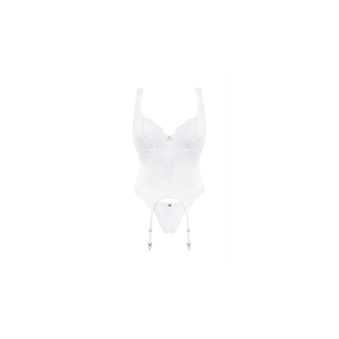 obsessive corset et string blanc amor blanco