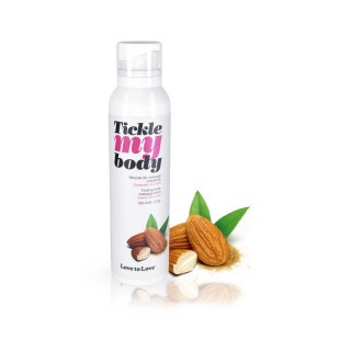 mousse crépitante de massage tickle my body au amandes sucrées