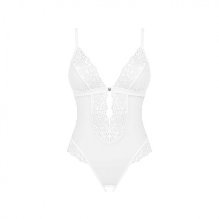 votre  lingerie sexy vous présente heavenlly body ouvert  blanc