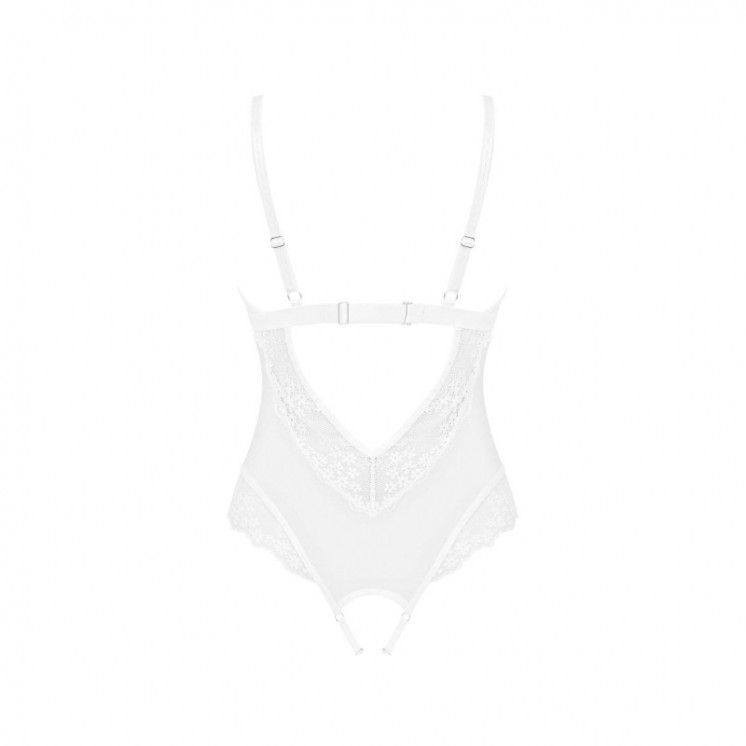 votre  lingerie sexy vous présente heavenlly body ouvert  blanc