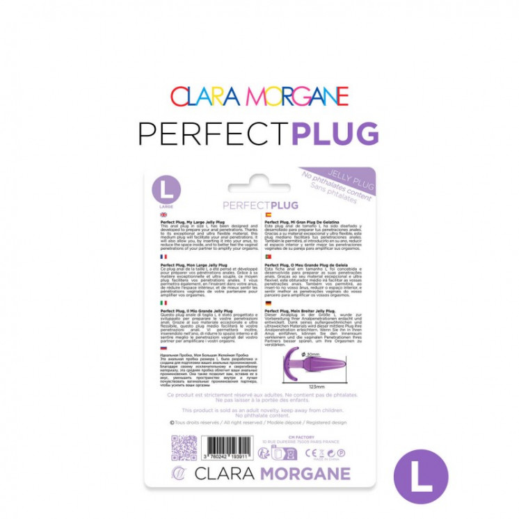 perfect plug clara morgane purple l