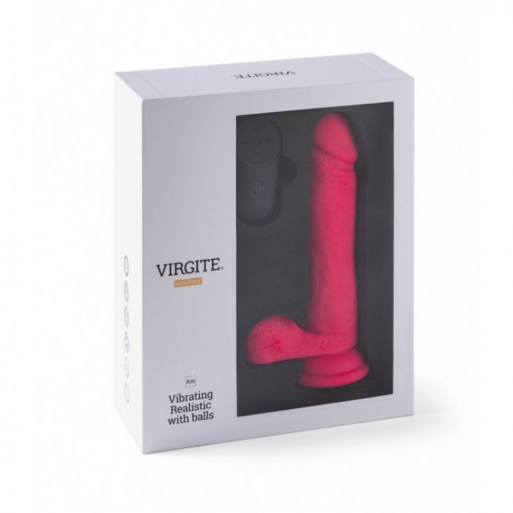 vibromasseur rÉaliste r16 flesh 16 cm avec tÉlÉcommande rose