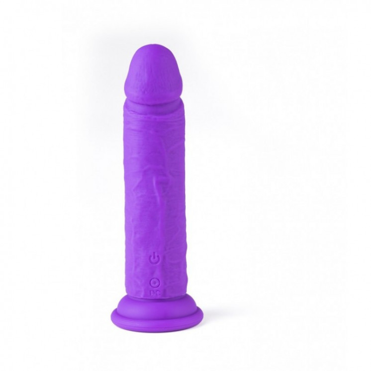 vibromasseur rÉaliste r15 flesh 16.5cm avec tÉlÉcommande violet