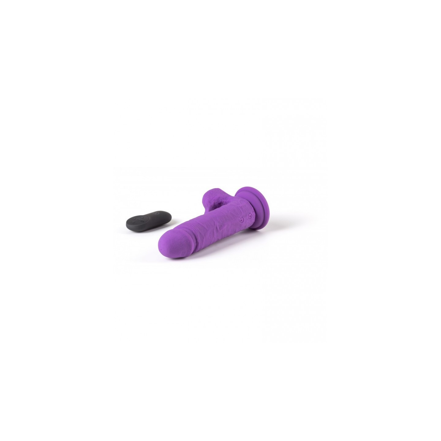 vibromasseur rÉaliste r12 14.4cm avec tÉlÉcommande violet