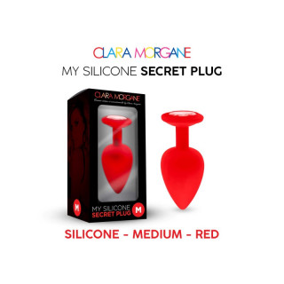 my silicone secret plug  rouge clara morgane