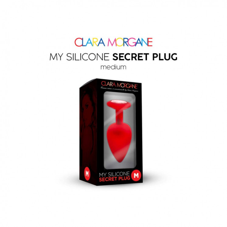 my silicone secret plug  rouge clara morgane