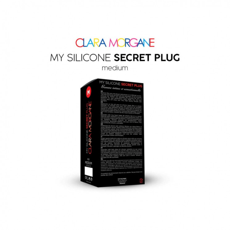 my silicone secret plug  rouge clara morgane