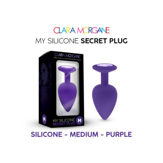 my silicone secret plug  purple clara morgane