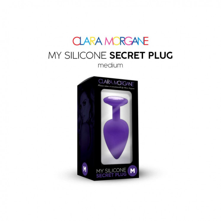 my silicone secret plug  purple clara morgane