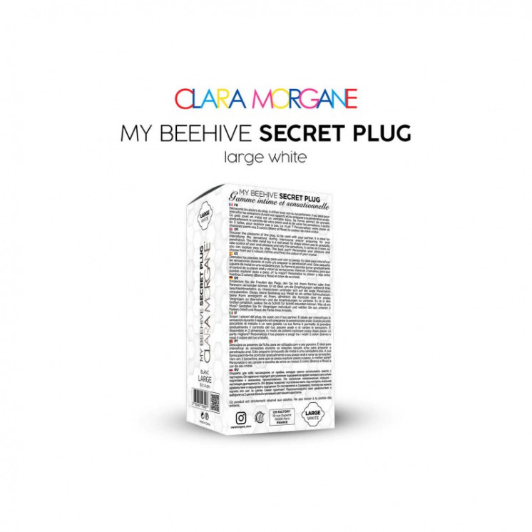 my beehive secret plug  blanc clara morgane