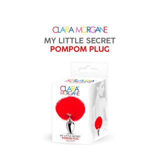 my little secret pompom plug  rouge clara morgane