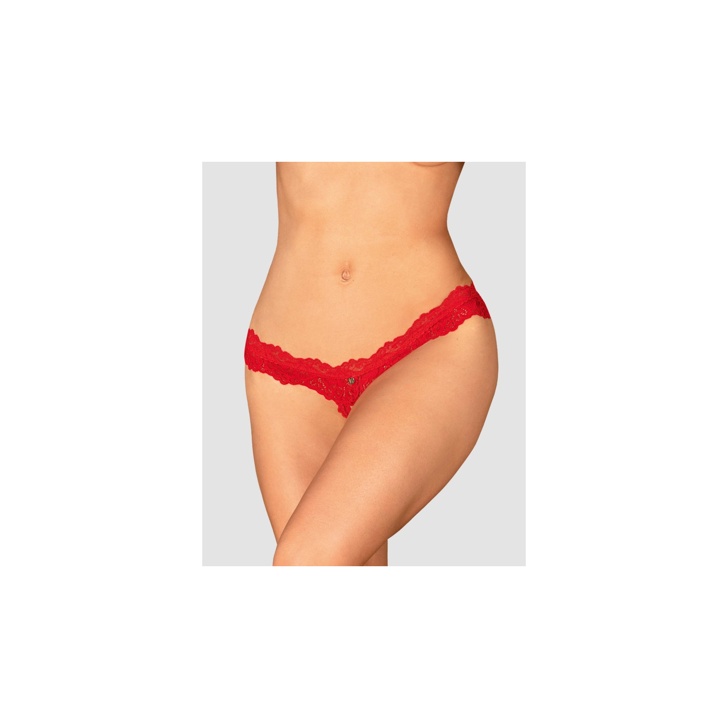 amor cherris string ouvert  rouge